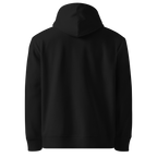 EYETAL hoodie, Black, back view.