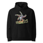 RASTARFARI hoodie, Black, front view.