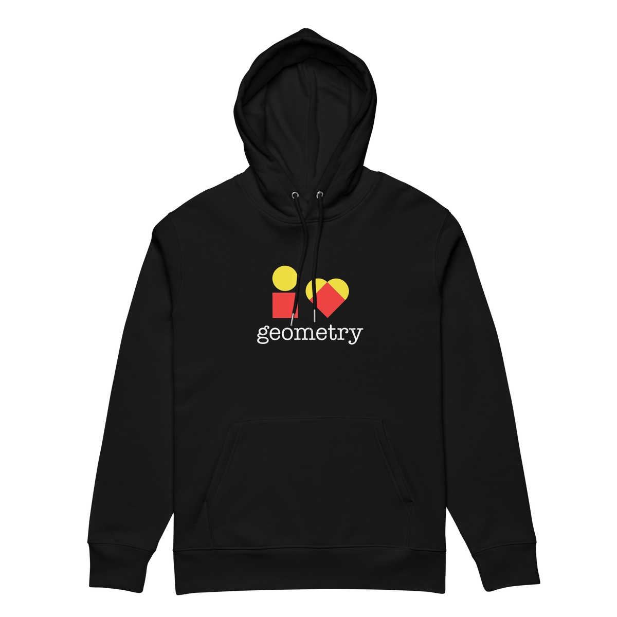 i ❤️ geometry — Hoodie