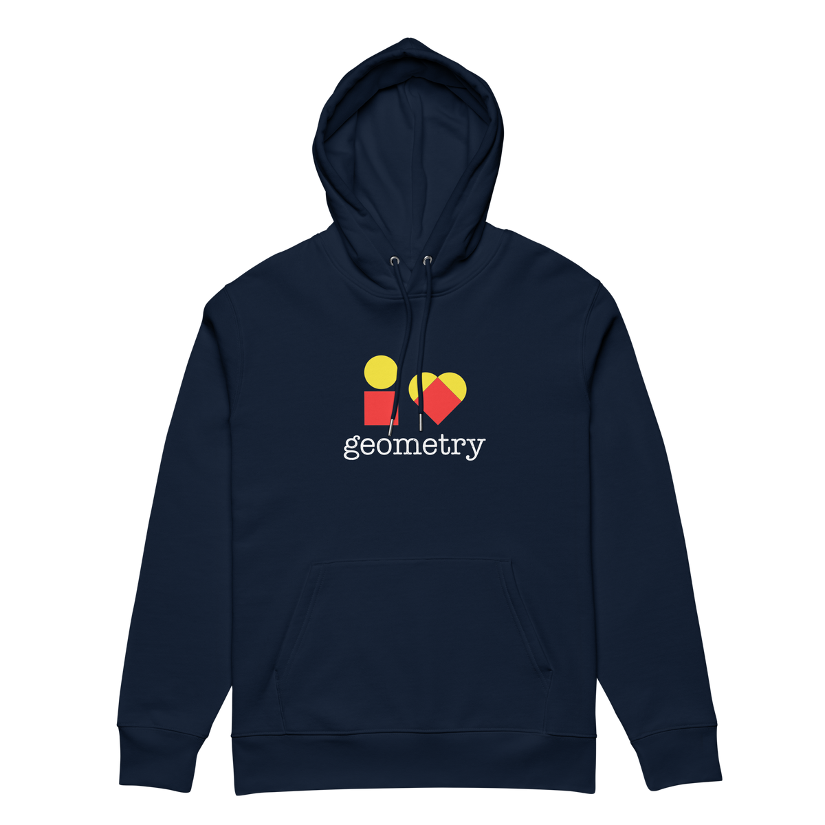 i ❤️ geometry — Hoodie